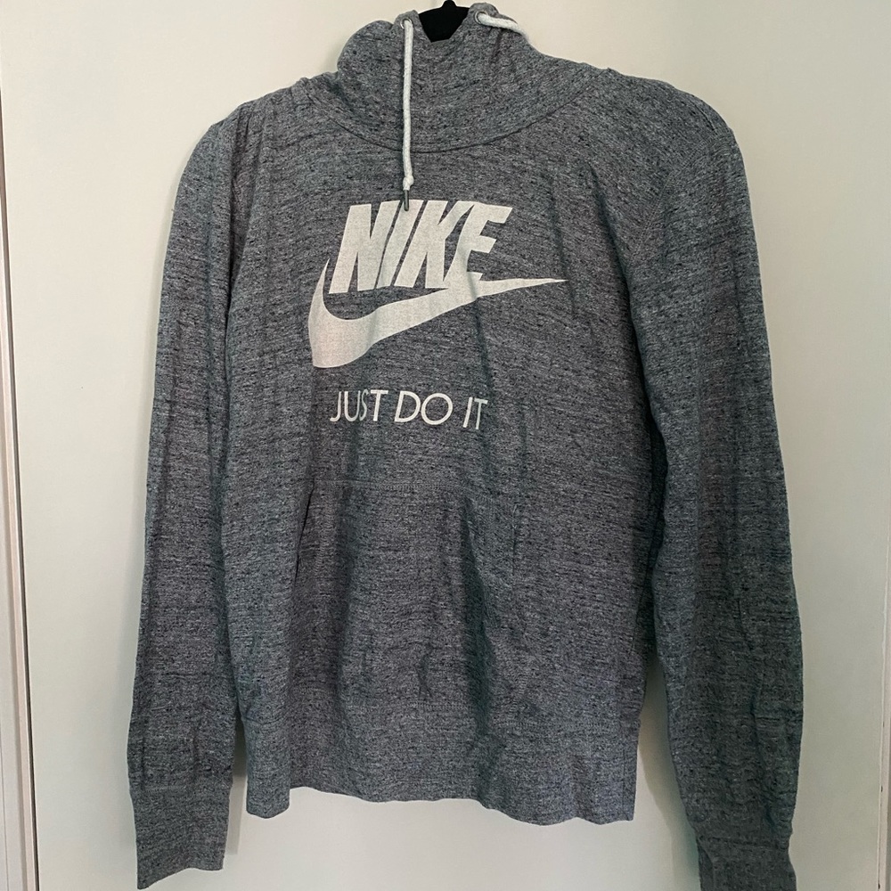 Nike mock neck hoodie